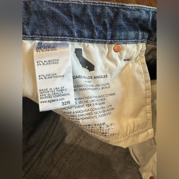 AG jeans Angeline 360 MID-RISE FLARE 360°STRETCH DENIM VBS1D76LABU LAKE BLUE 32R - Picture 4 of 10